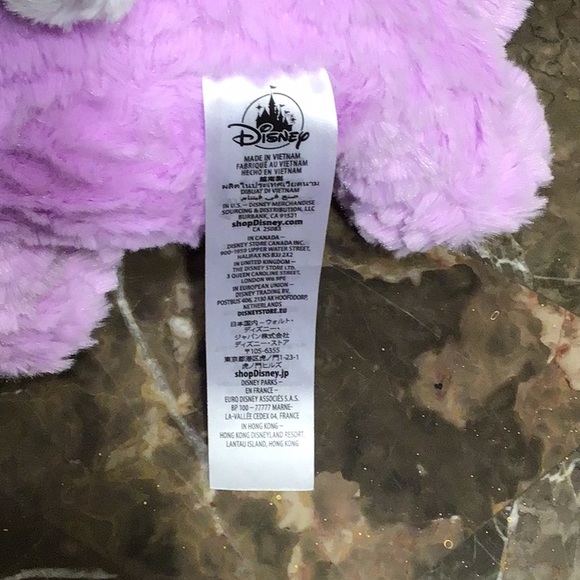 2022 Disney Store Winnie The Pooh In Purple Bunny Suit Plush. - Picture 3 of 4
